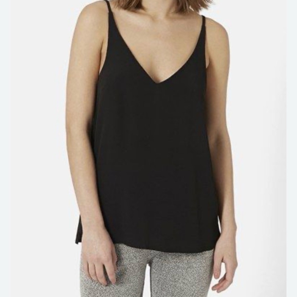 TOPSHOP strappy vneck camisole